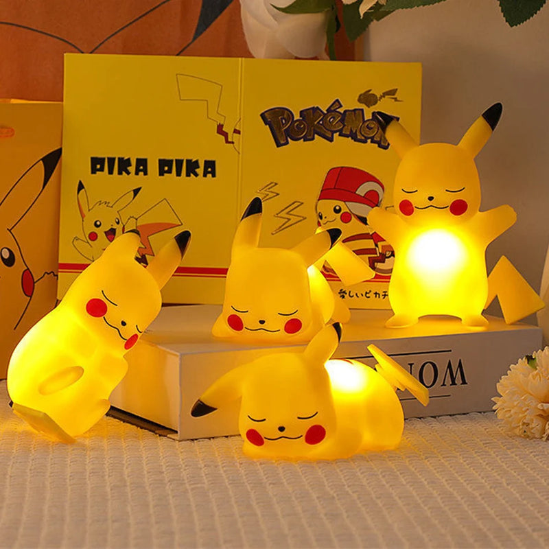 Pokémon Pikachu, Gengar, Psyduck, Squirtle, Charmander - LED Decorativo