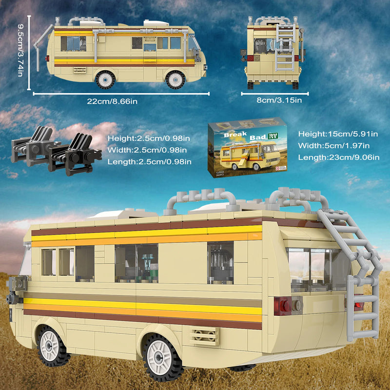 Van Camper Breaking Bad (blocos de montar) 360 pçs