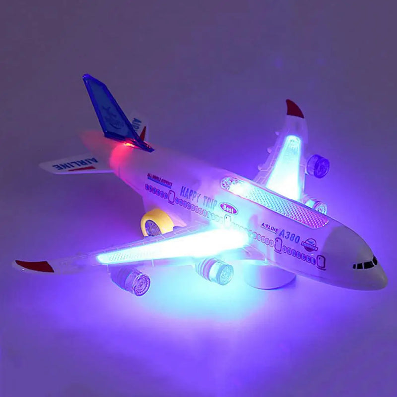 Avião Elétrico A380 com Luz e Som