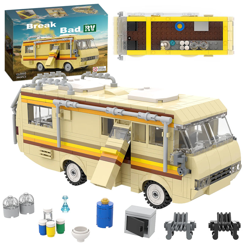 Van Camper Breaking Bad (blocos de montar) 360 pçs