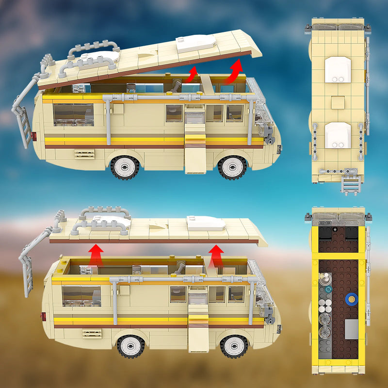 Van Camper Breaking Bad (blocos de montar) 360 pçs