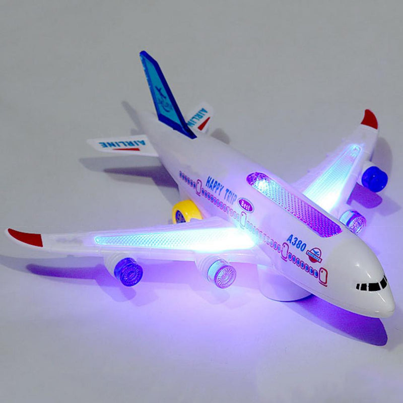 Avião Elétrico A380 com Luz e Som